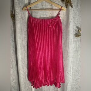 Rue21 Pink Pleated Mini Dress